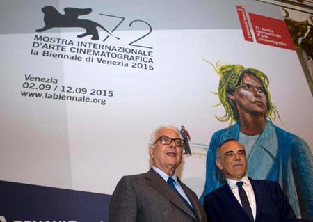Cuộc họp báo giới thiệu Liên hoan phim Venice lần thứ 72 vừa được tổ chức hôm 29/7 tại Rome, Italy.